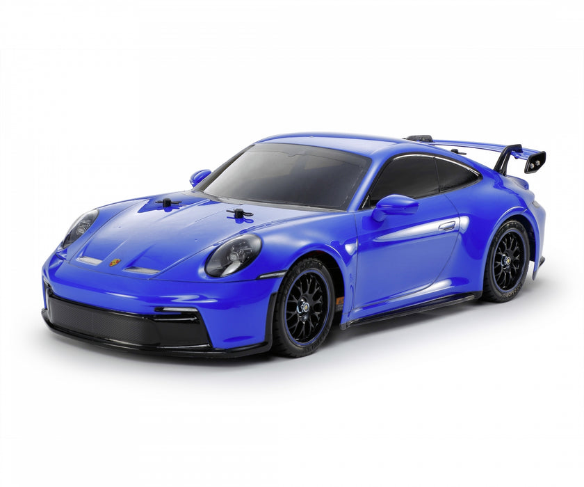 Tamiya Porsche 911 GT3 (992) 1/10 Blue Painted Body TT-02 - 47496A (ohne ESC)