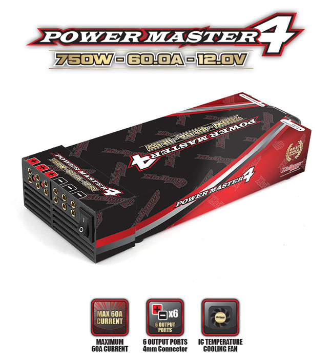 MUCHMORE CTX-P Power Master4・12.6V 60A [750W] Black (1) MM-CTXP4KE