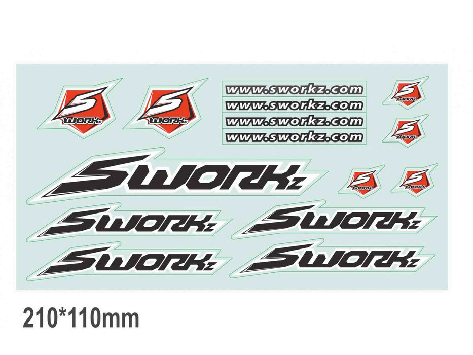 SWORKz SWORKz Origional Logo Sticker (1) 510091