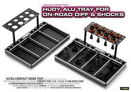 Hudy Aluminium Tray for Onroad Diff & Shocks - H109800
