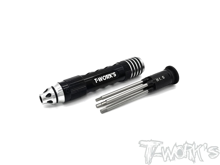 T-Works TT-086-S Multi-tool Hex Set - 1.5/2.0/2.5/3.0mm