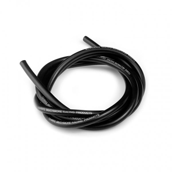 MUCHMORE Super Flexible High Current Silicon Wire 10 AWG Black 100cm (1) MR-SFWK10