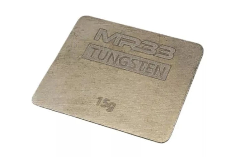 MR33 Tungsten (Wolfram) Gewicht 26 x 31.5 x 1mm - 15g