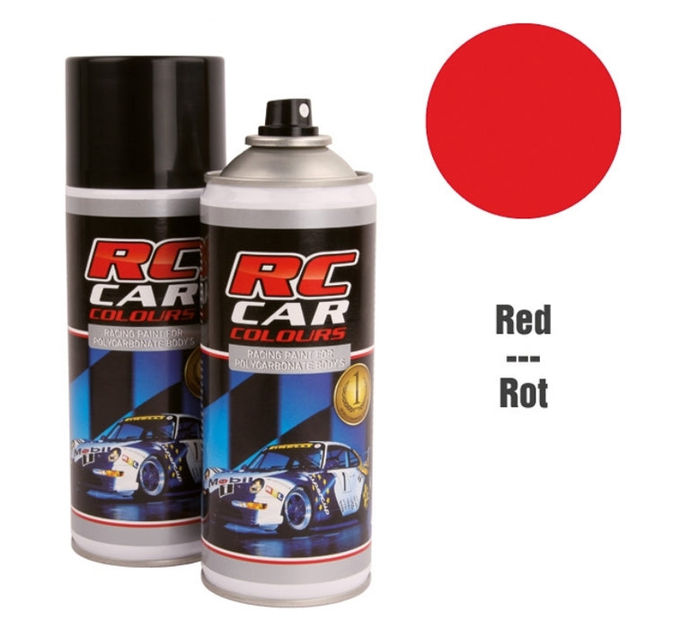 RC Car Colours RED 110 Lexan Colour Spray 150ml -  PRC00110