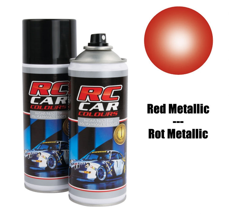 RC Car Colours METALIC RED 937 Lexan Colour Spray 150ml -  PRC00937