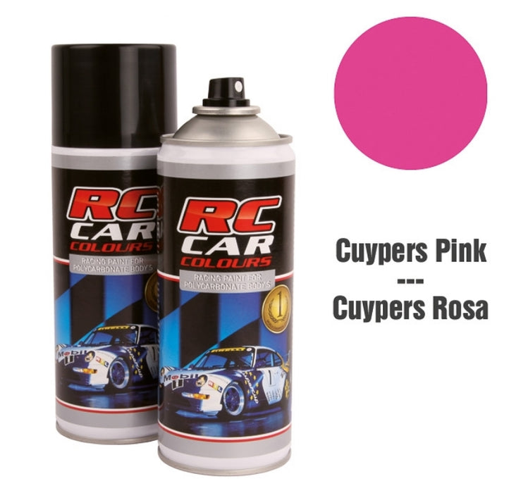RC Car Colours FLUO PINK 009 Lexan Colour Spray 150ml -  PRC01009