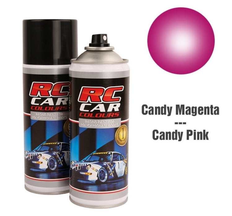 RC Car Colours CANDY MAGENTA 022 Lexan Colour Spray 150ml -  PRC01022