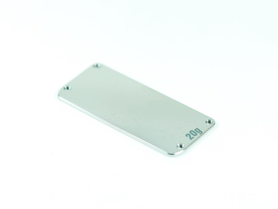 SWORKz Quality Stainless Steel ESC/Receiver Balance Plate (20g) (1) 362002