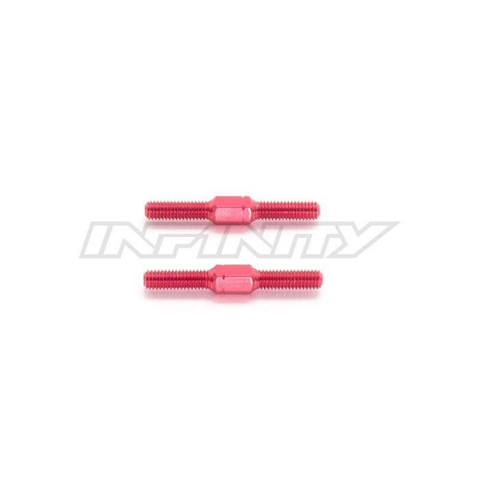 Infinity ALU TURNBUCKLE M3X25MM - RED (2) T056