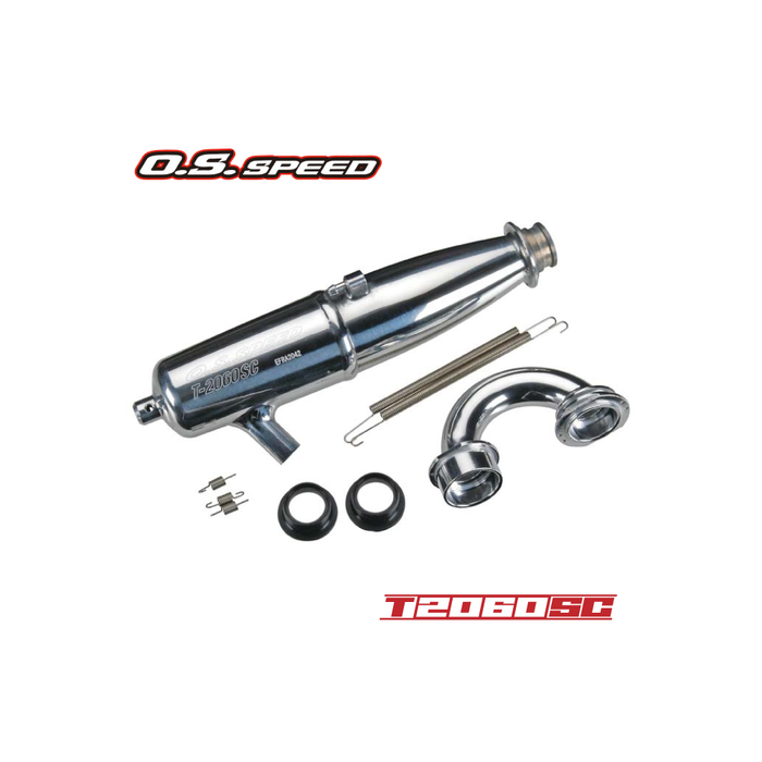 O.S. Speed Tuned Complete Silencer SET T-2060SC