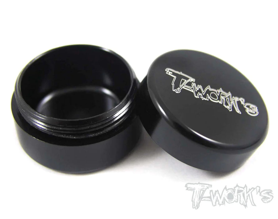 T-Works TA-034 Black Aluminum Grease Holder (1) - Small