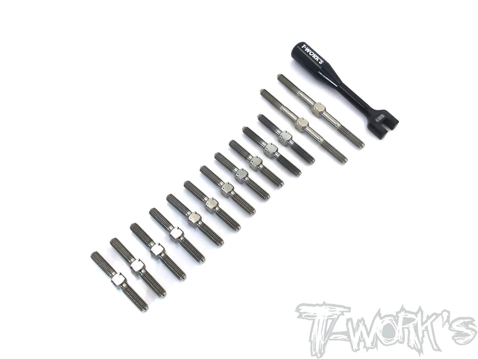 T-Works TB-198 64 Titanium Turnbuckle Set for Awesomatix A800MMX / A800FX