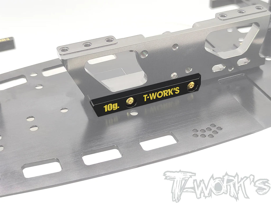 T-Works TE-A800R-A Brass Motor Mount Weights Set 7+7.5+10g for Awesomatix A800R
