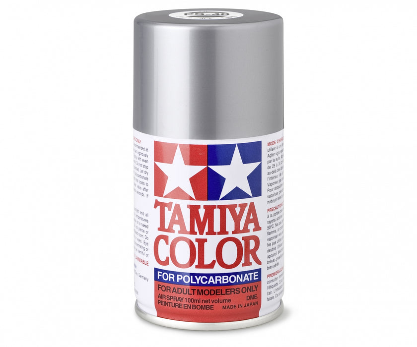 Tamiya Lexan Spray (1) - PS-48 Semi-Gloss Silver
