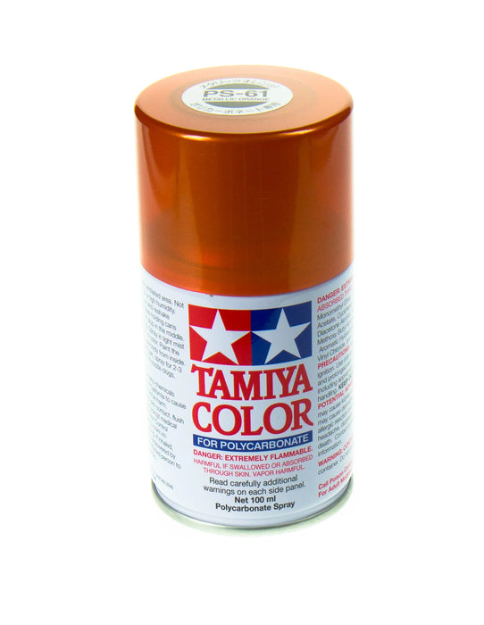 Tamiya Lexan Spray (1) - PS-61 Metallic Orange