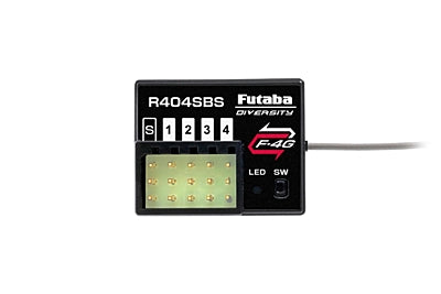 Futaba R404SBS Telemetry Empfänger (SR/T-FHSS/S.Bus2) - (1) mit Antenne