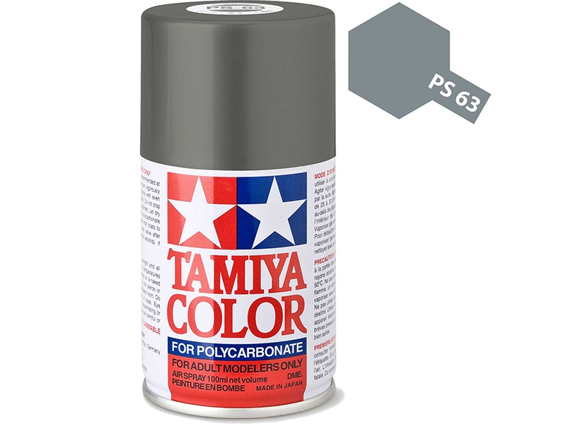 Tamiya Lexan Spray (1) - PS-63 Bright Gun Metal
