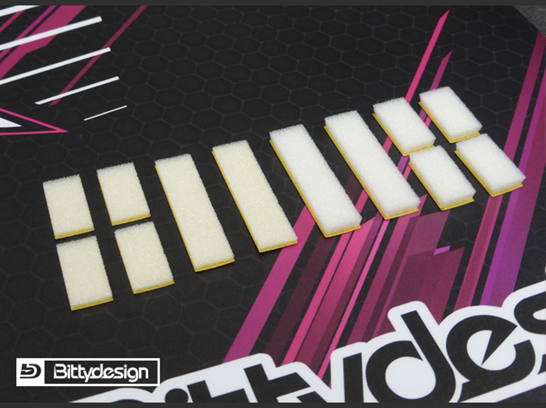 Bittydesign Touring Car Body Front Foam Pads Kit - BDTC-FM2646