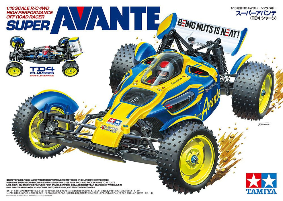 Tamiya Super Avante 1/10 4WD Buggy TD4 - 58696