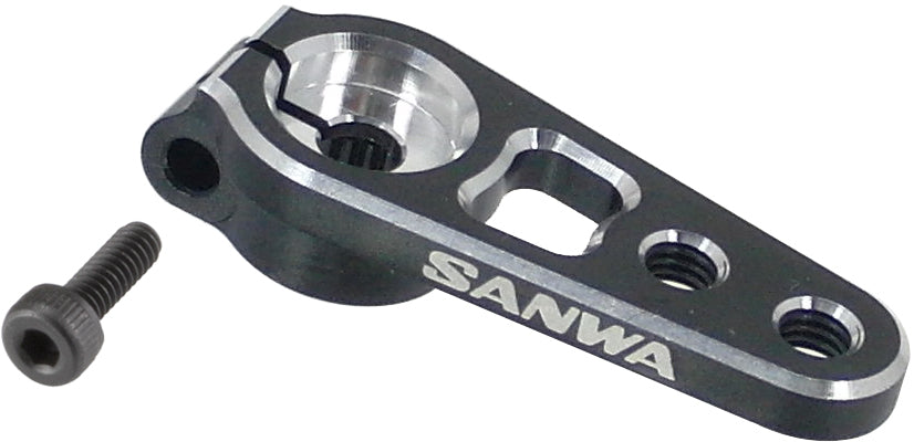 Sanwa Aluminum Servo Horn Clamp - Black 23T - 107A54261A