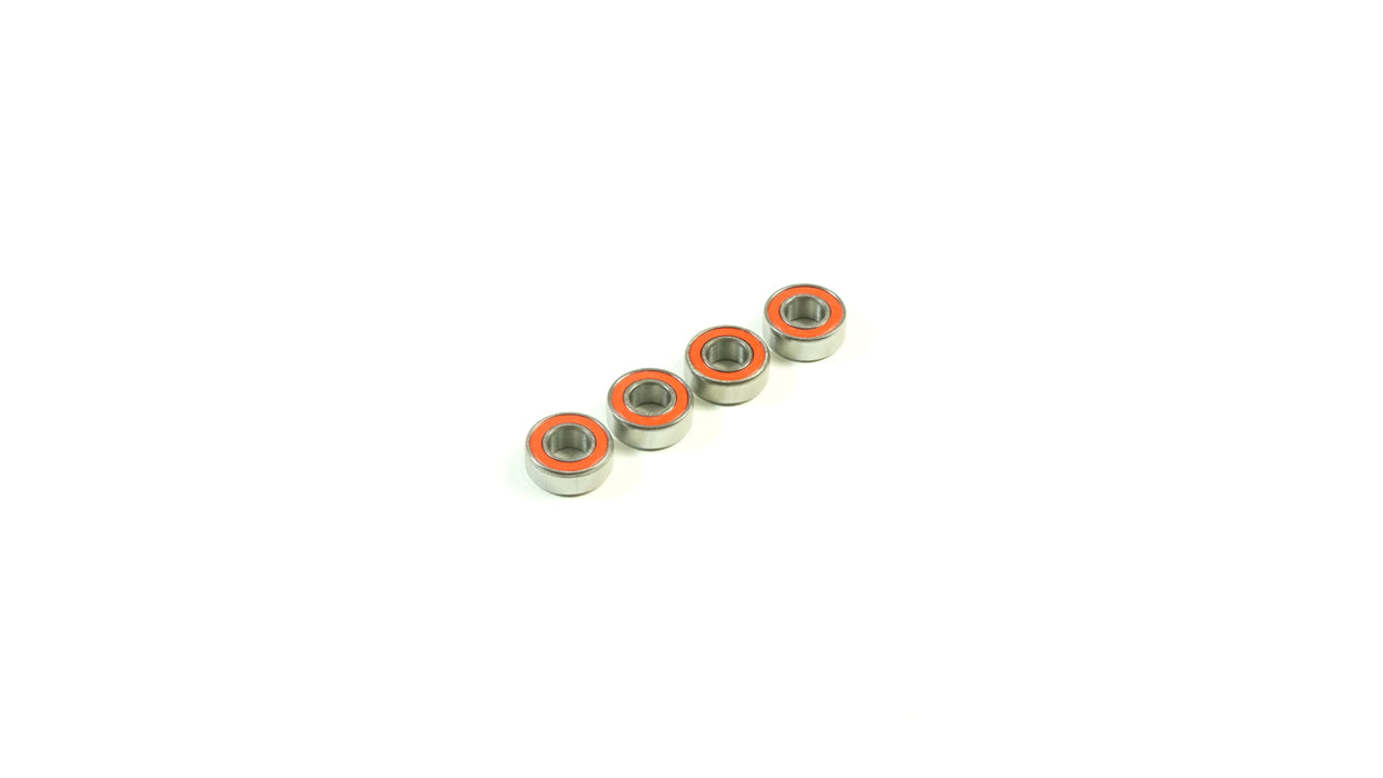 SWORKz Ball Bearing 5x11x4mm - Red Rubber Case (4) 116016R