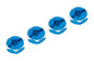 Aluminum Hex Adaptor Set 12x5mm For 1/10 RC Touring Drift Crawler Blue