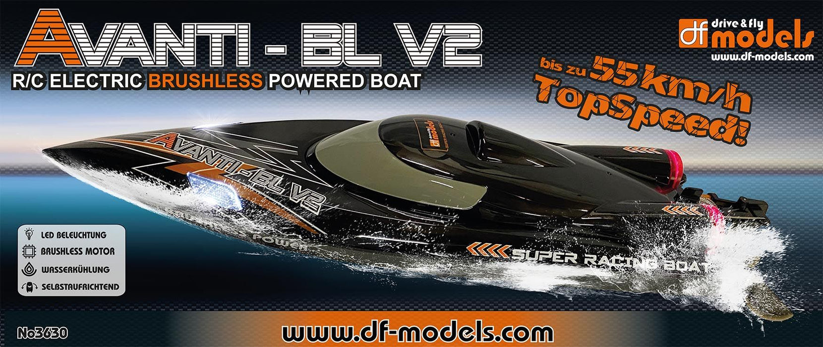 DF-Models AVANTI BL V2 Brushless Race Boat