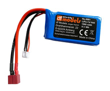 DF-Models Akku LiPo 7 4V 1500mAh mit T-Plug - RCXX - RC Racing Shop | RC Models | Tuning & Spare Parts for Professionals