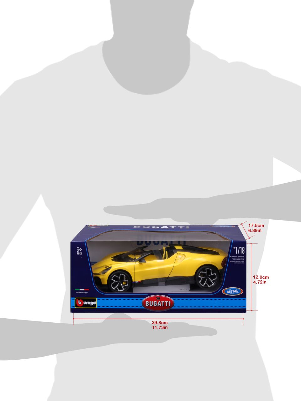 Bugatti Mistral 1/18 gelb - RCXX - RC Racing Shop | RC Models | Tuning & Spare Parts for Professionals