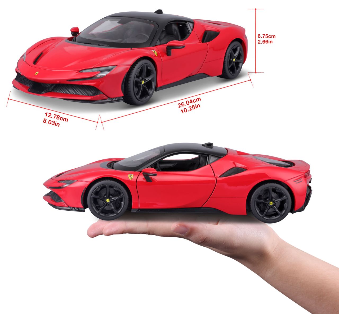Ferrari R&P SF90 Stradale 1/18 rot - RCXX - RC Racing Shop | RC Models | Tuning & Spare Parts for Professionals