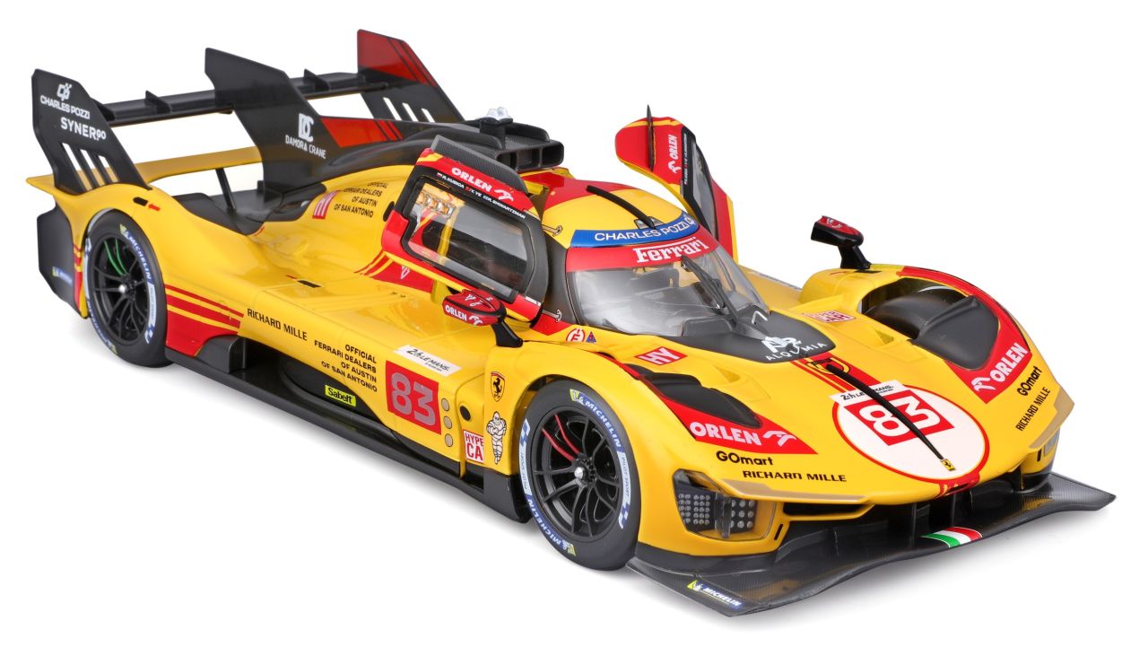 Ferrari 499P 2024 1/18 gelb - RCXX - RC Racing Shop | RC Models | Tuning & Spare Parts for Professionals