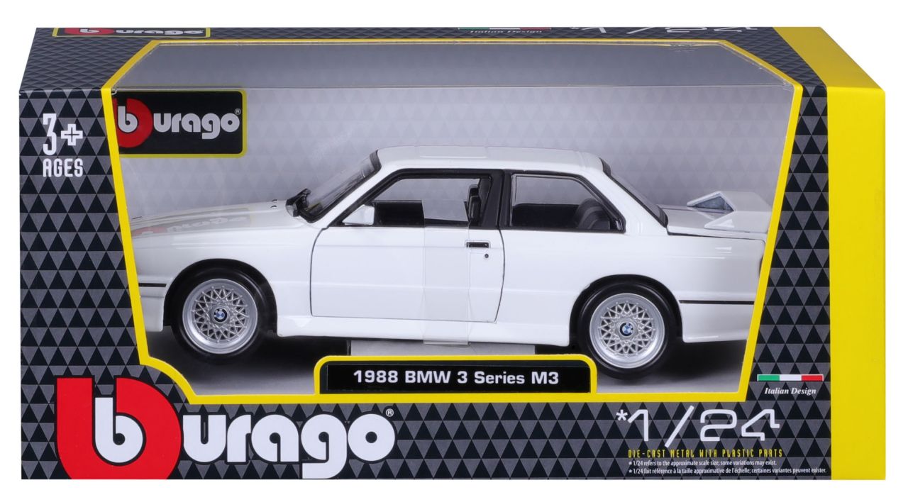 BMW M3 (E30) 1988 1/24 weiss - RCXX - RC Racing Shop | RC Models | Tuning & Spare Parts for Professionals