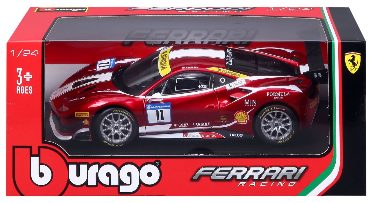 Ferrari Racing 488 Challenge 1/24 rot - RCXX - RC Racing Shop | RC Models | Tuning & Spare Parts for Professionals