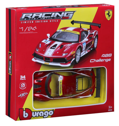 Ferrari Racing Bausatz 488 Challenge 1/24 rot - RCXX - RC Racing Shop | RC Models | Tuning & Spare Parts for Professionals