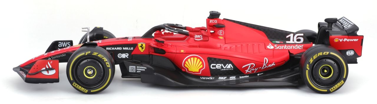 Ferrari F1 SF-23 mit Figur 1/24 Leclerc - RCXX - RC Racing Shop | RC Models | Tuning & Spare Parts for Professionals