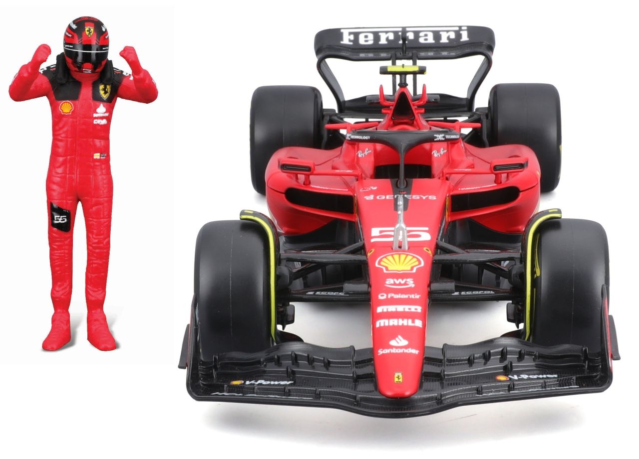 Ferrari F1 SF-23 mit Figur 1/24 Sainz - RCXX - RC Racing Shop | RC Models | Tuning & Spare Parts for Professionals