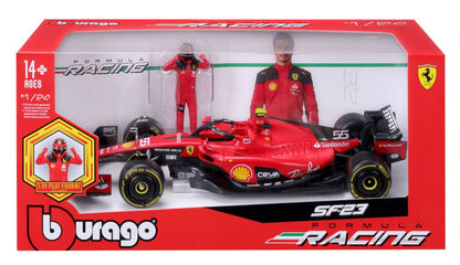 Ferrari F1 SF-23 mit Figur 1/24 Sainz - RCXX - RC Racing Shop | RC Models | Tuning & Spare Parts for Professionals