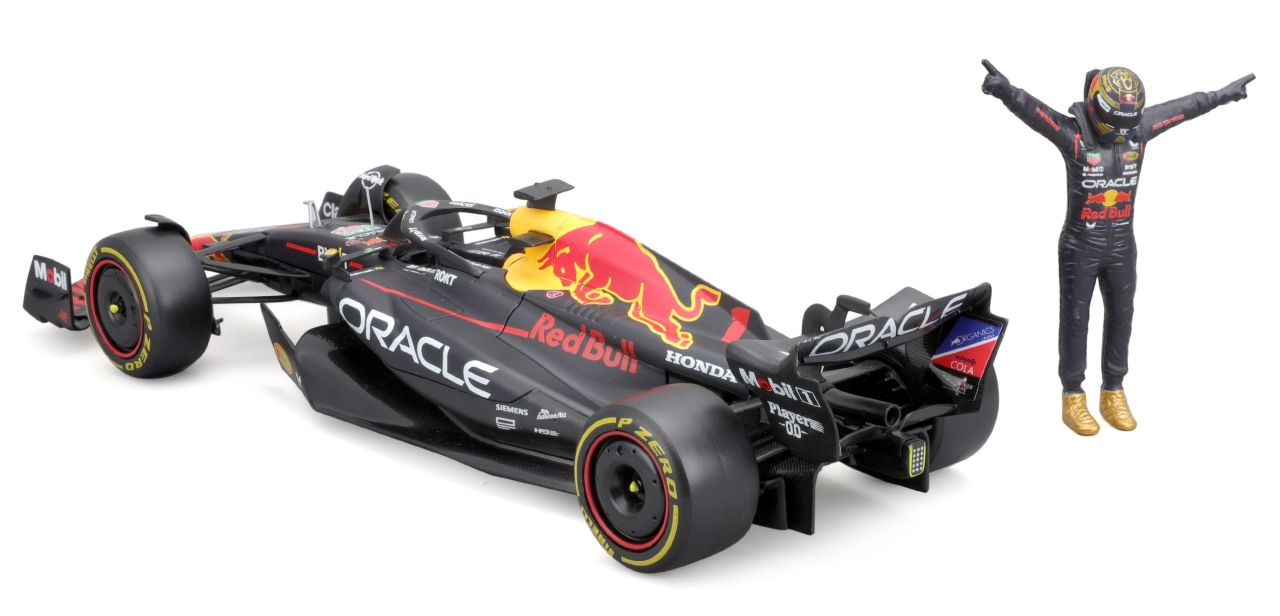 Red Bull F1 RB19 mit Figur 1/24 Verstappen 2023 - RCXX - RC Racing Shop | RC Models | Tuning & Spare Parts for Professionals