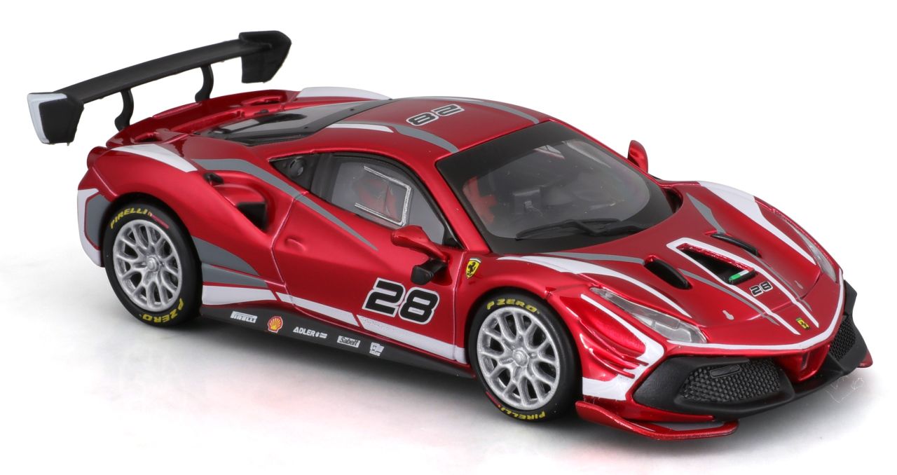 Ferrari Racing 488 Challenge Evo 2020 1/43 rot - RCXX - RC Racing Shop | RC Models | Tuning & Spare Parts for Professionals