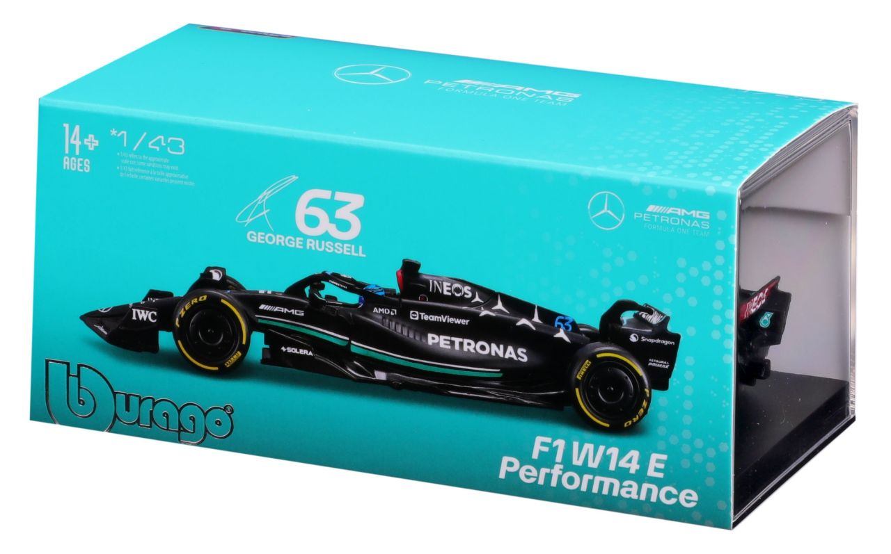 Mercedes-AMG F1 W14 E Perf. 1/43 Russell 2023 - RCXX - RC Racing Shop | RC Models | Tuning & Spare Parts for Professionals