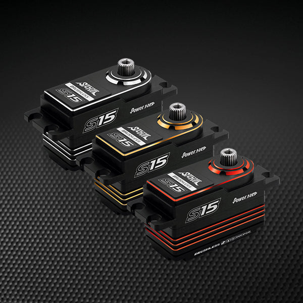 Power HD S15 Servo HV (0.050s/16.5kg/8.4V) Low Profile - Black/Red
