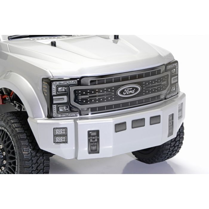 Ford F450 SD  1/10 RTR Silver Mercury