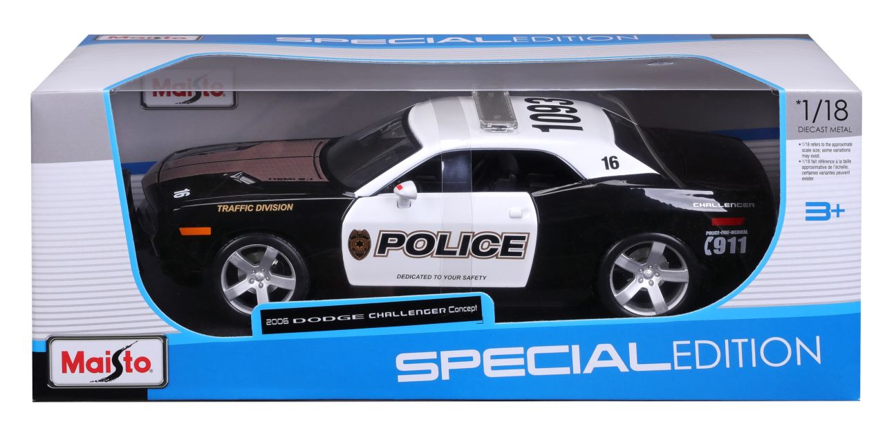 Dodge Challenger Concept Police 2006 1/18 - RCXX - RC Racing Shop | RC Models | Tuning & Spare Parts for Professionals