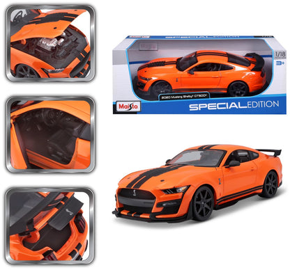Ford Mustang Shelby GT500 2020 1/18 orange - RCXX - RC Racing Shop | RC Models | Tuning & Spare Parts for Professionals