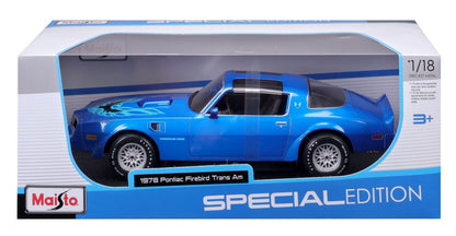 Pontiac Firebird Trans Am 1978 1/18 blau - RCXX - RC Racing Shop | RC Models | Tuning & Spare Parts for Professionals