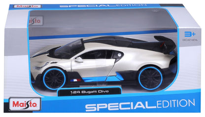Bugatti Divo 1/24 weiss metallic - RCXX - RC Racing Shop | RC Models | Tuning & Spare Parts for Professionals