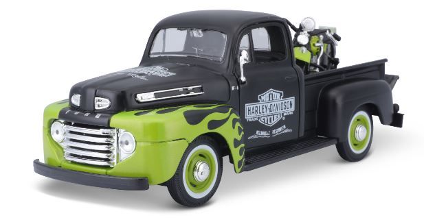 Ford F-1 Pick-Up 1948 Harley Davidson 1/24 schwarz - RCXX - RC Racing Shop | RC Models | Tuning & Spare Parts for Professionals