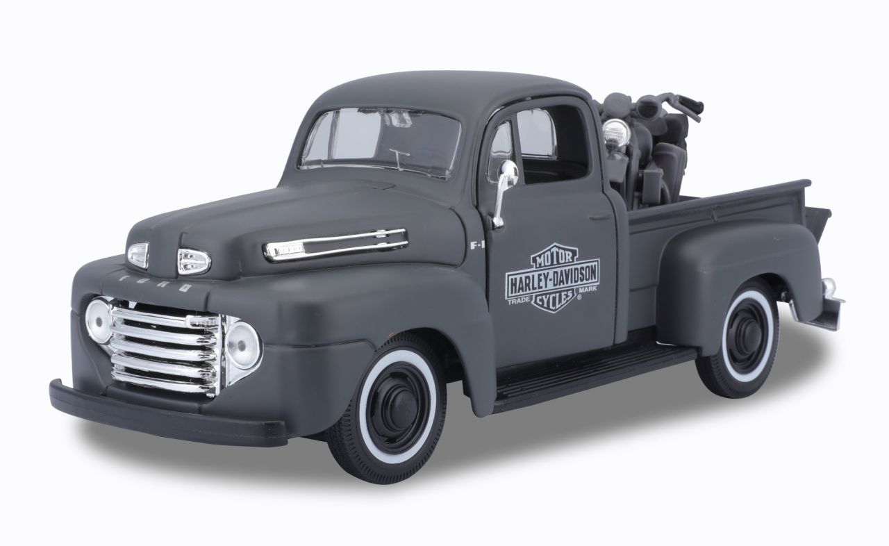 Ford F-1 Pick-Up 1948 Harley Davidson 1/24 grau - RCXX - RC Racing Shop | RC Models | Tuning & Spare Parts for Professionals