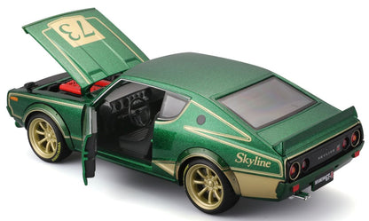 Nissan Skyline 2000GT-R 1973 1/24 grün - RCXX - RC Racing Shop | RC Models | Tuning & Spare Parts for Professionals