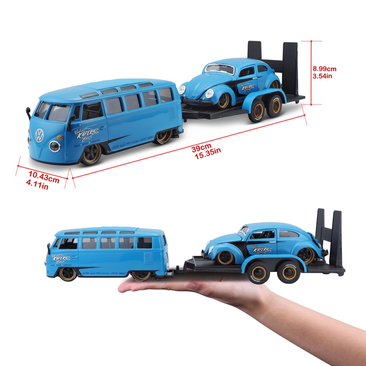 Volkswagen T1 Samba & Volkswagen Käfer 1/24 - RCXX - RC Racing Shop | RC Models | Tuning & Spare Parts for Professionals